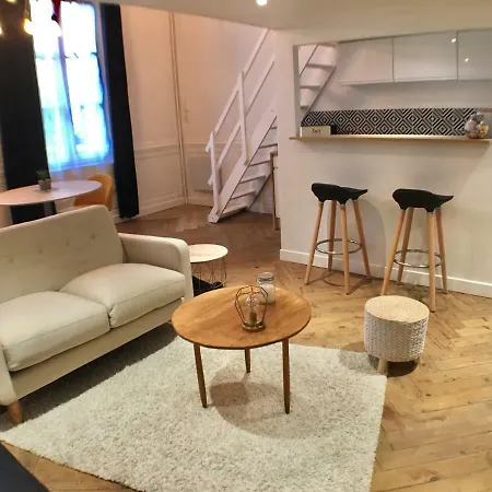 Duplex Scandinave Rouennais 公寓 鲁昂